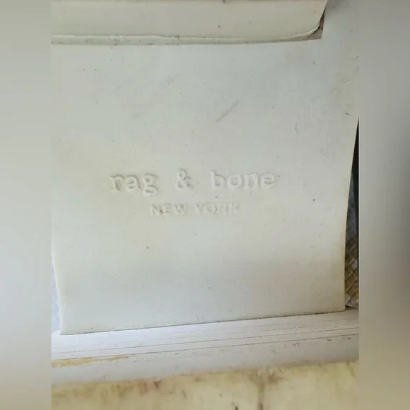 🔥🔥FINAL CLEARENACE 🔥🔥 RAG & BONE White Leather Women’s Shoes - Picture 8 of 8